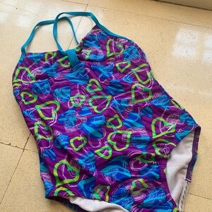 Girls one piece swimsuit